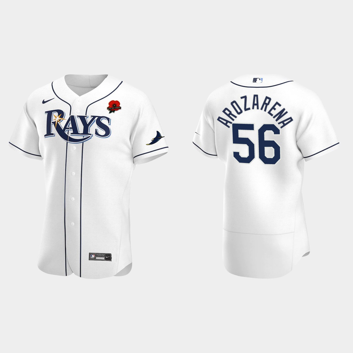 Randy Arozarena Tampa Bay Rays 2021 Memorial Day Jersey - White