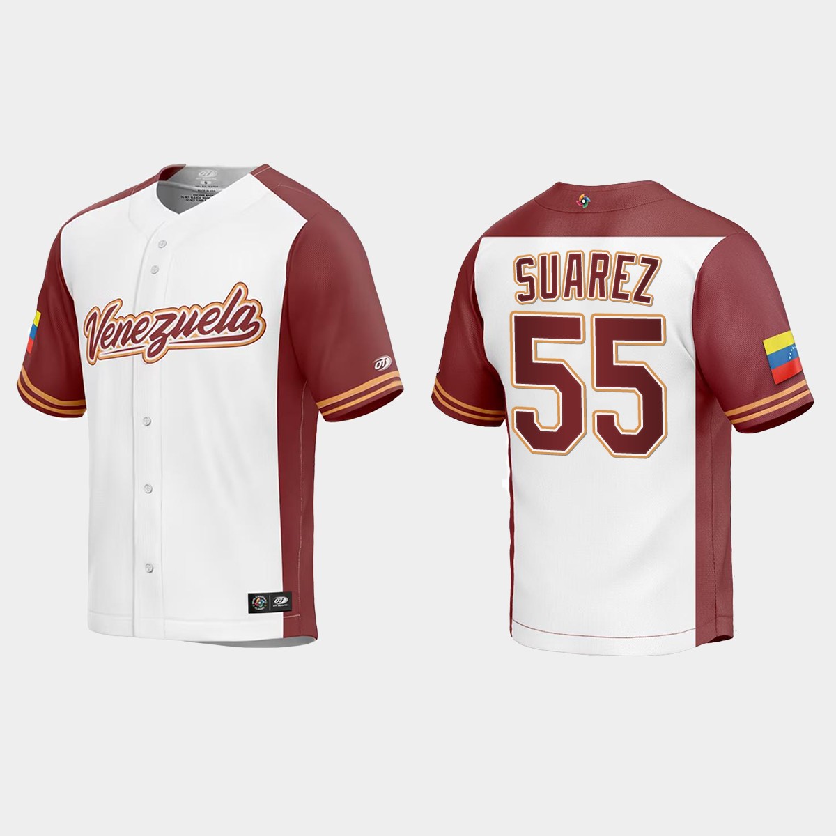 Ranger Suarez Venezuela  2023 World  Classic Jersey - White