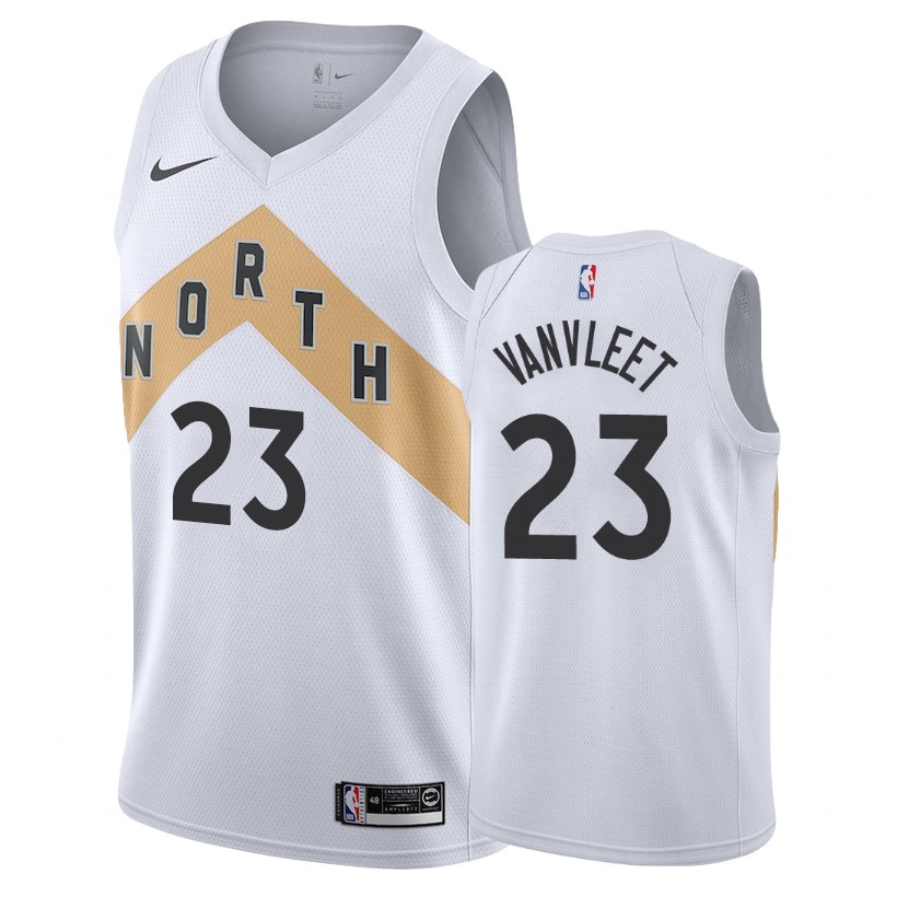 Raptors Male Fred VanVleet #23 2018-19 City White Jersey