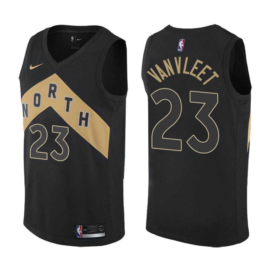 Raptors Male Fred VanVleet #23 City Edition Black Jersey