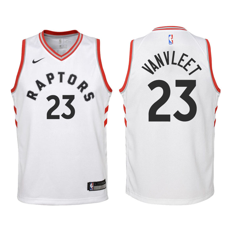 Raptors Youth Fred VanVleet #23 Association Edition White Jersey