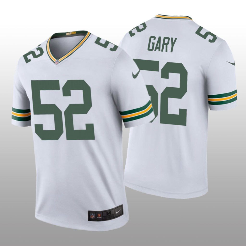 Rashan Gary Green Bay Packers White NFL Draft Color Rush Legend Jersey