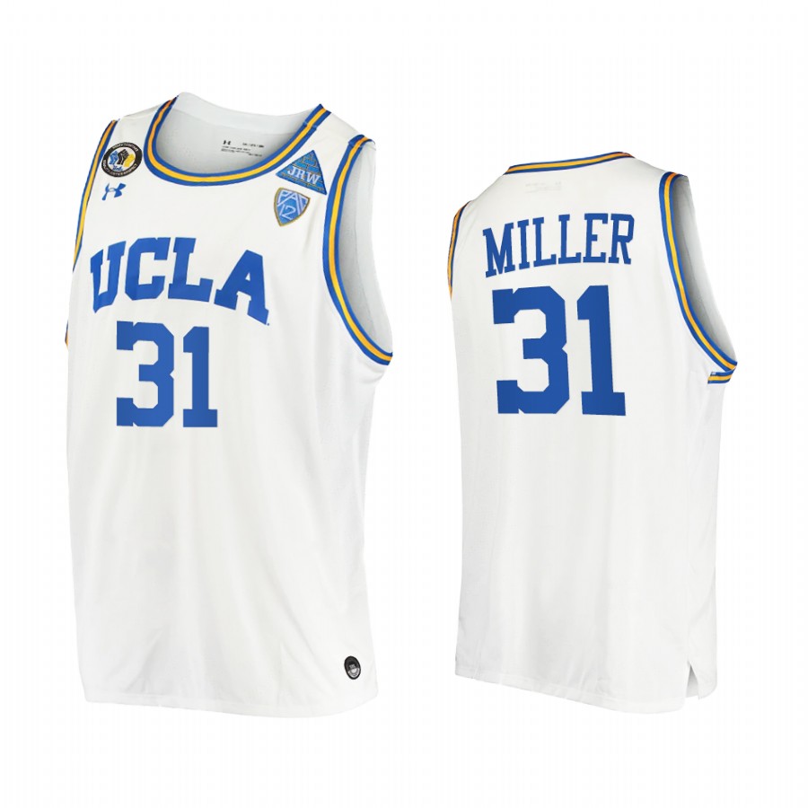 Reggie Miller UCLA Bruins White Jersey College  Stand Together