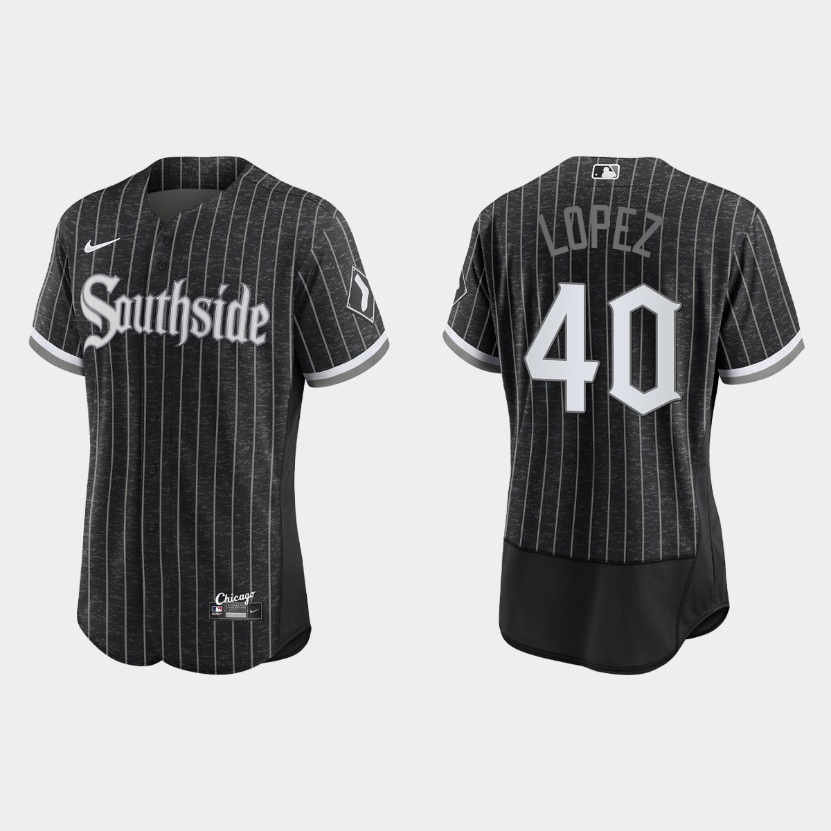 Reynaldo Lopez Chicago White Sox 2021 City Connect Jersey - Black