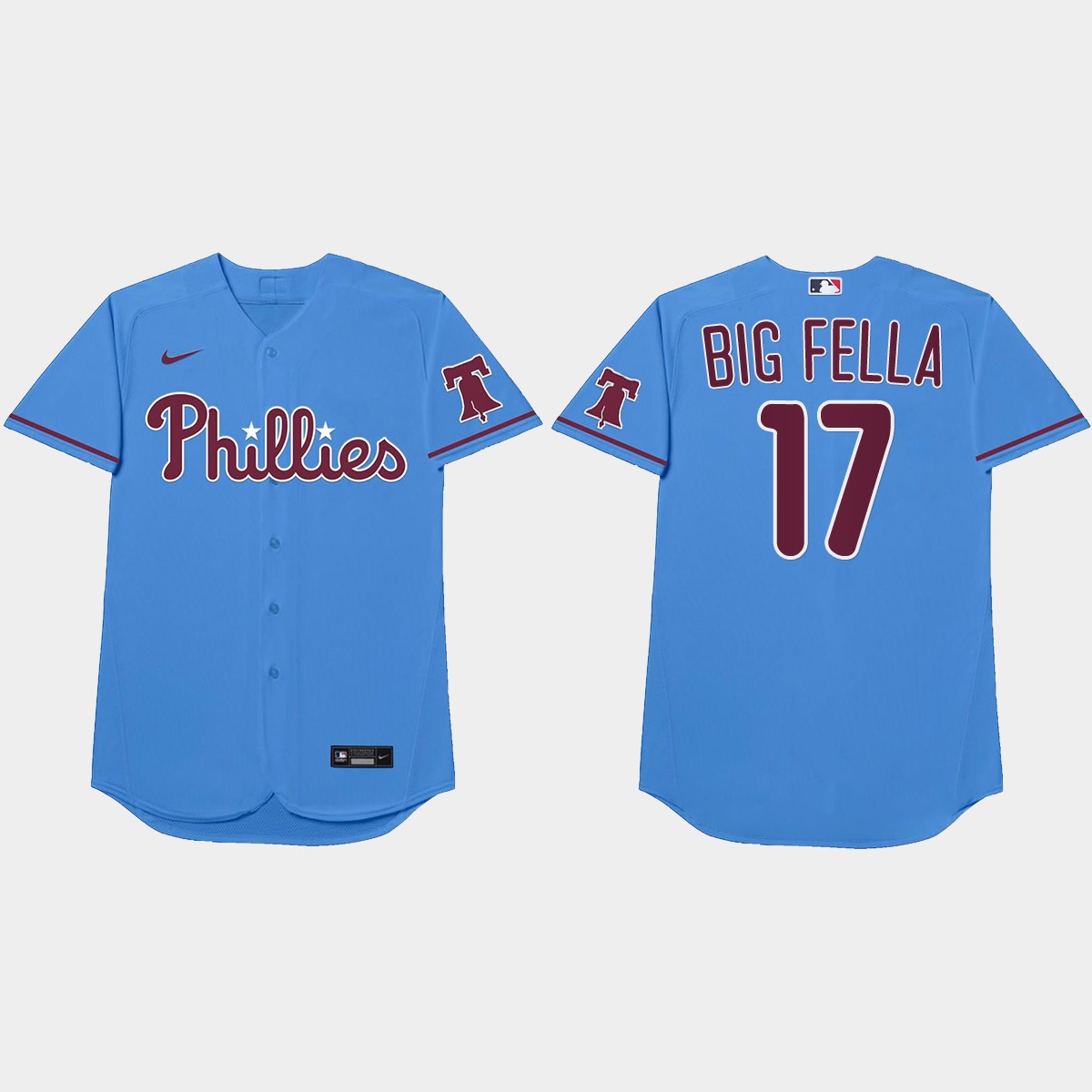 Rhys Hoskins 2021 Players' Weekend Big Fella Nickname Jersey - Blue