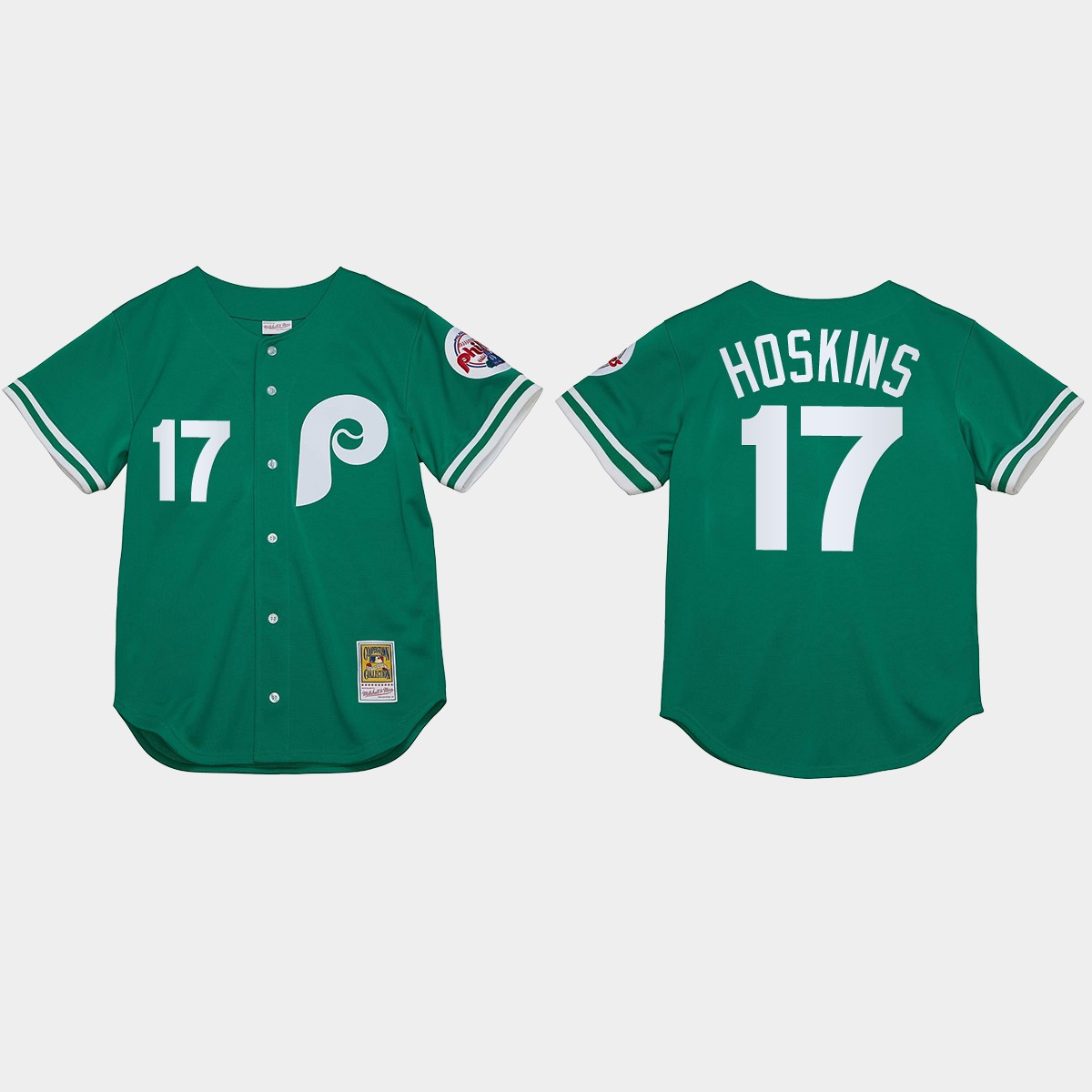 Rhys Hoskins Philadelphia Phillies St. Patrick's Day Jersey - Green