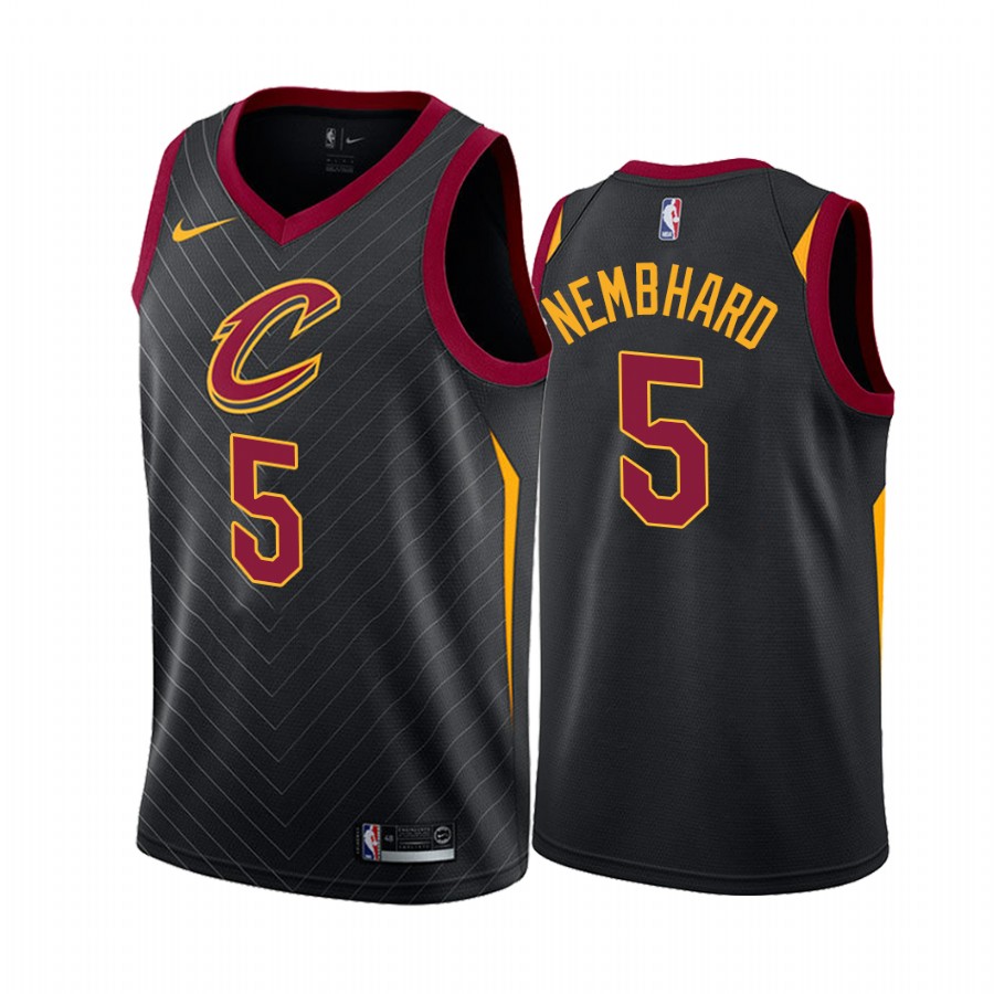 RJ Nembhard Cleveland Cavaliers 2021-22 Statement Edition Black #5 Jersey