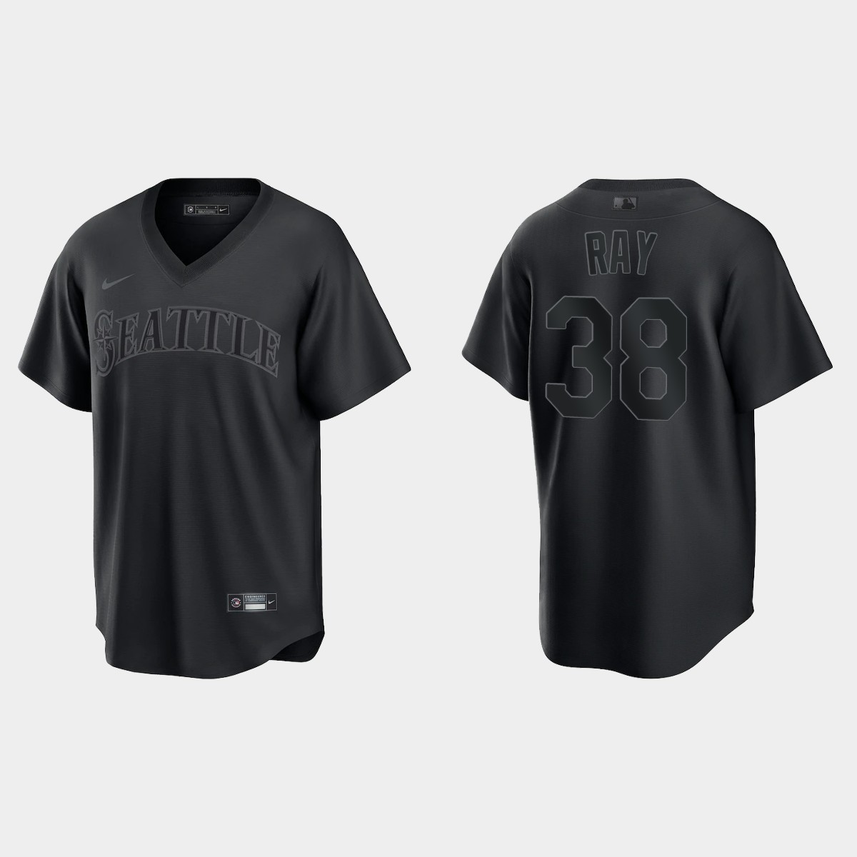 Robbie Ray Seattle Mariners Pitch Black Fashion Jersey - Black