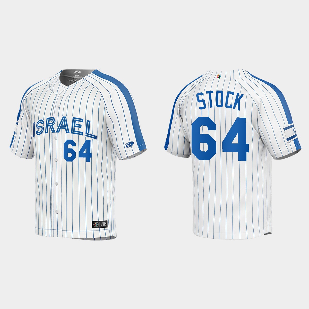 Robert Stock Israel  2023 World  Classic Jersey - White