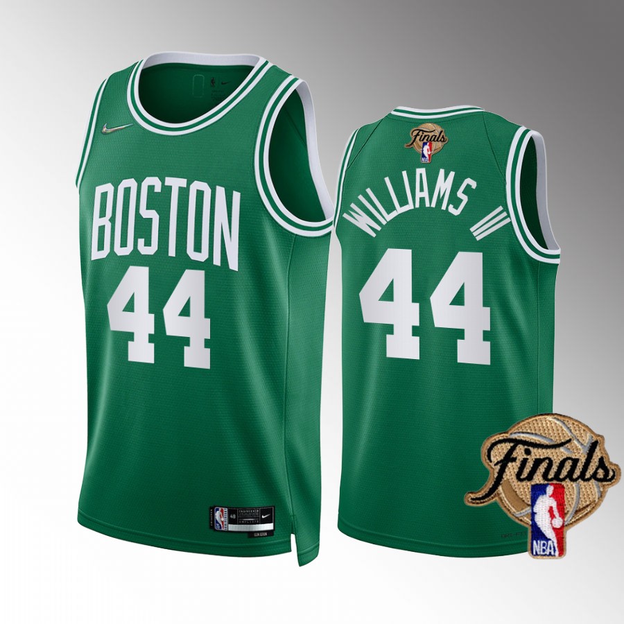 Robert Williams III Boston Celtics 2022 NBA Finals Jersey Green #44 Icon vs Dub