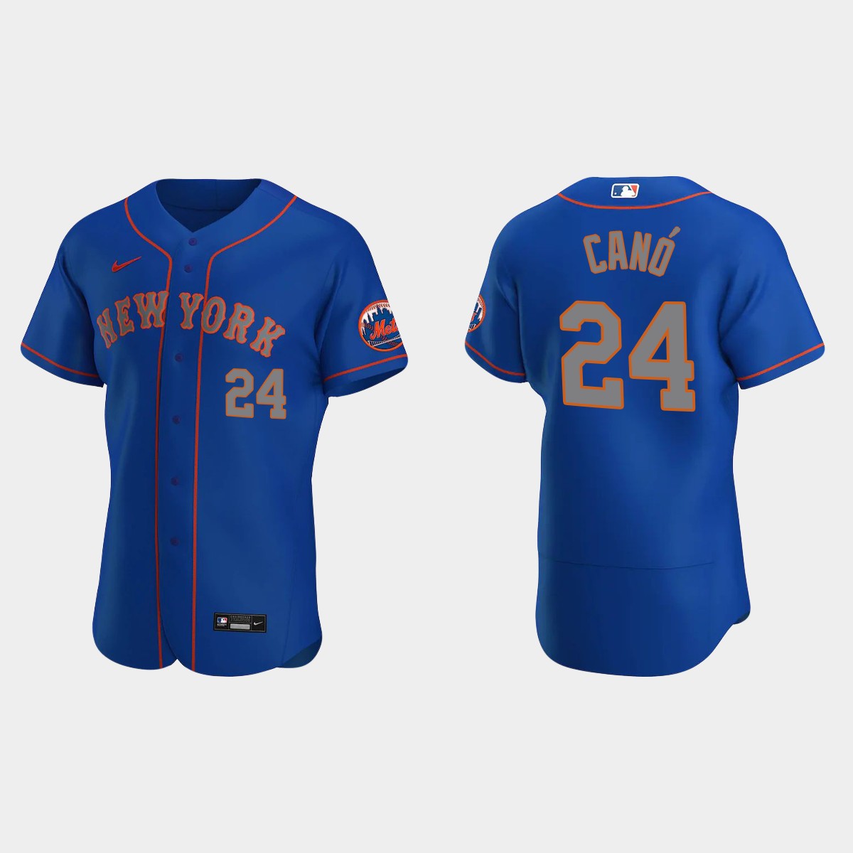 Robinson Cano #24 New York Mets Royal 2020 Alternate Jersey