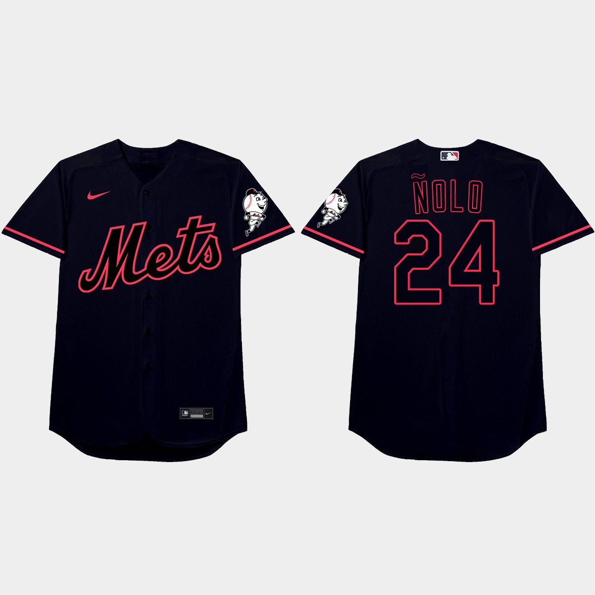 Robinson Cano Nickname Mets 2021 Players' Weekend Nolo Jersey - Black