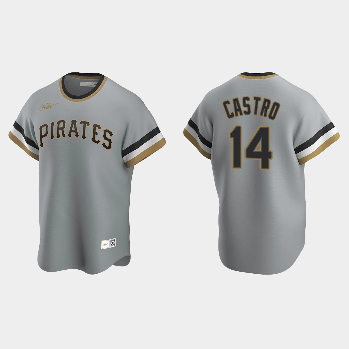Rodolfo Castro Pittsburgh Pirates Cooperstown Collection Road Jersey - Gray
