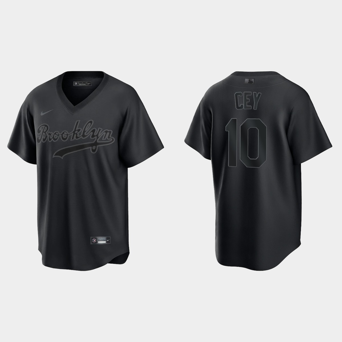 Ron Cey Brooklyn Dodgers Pitch Black Fashion Jersey - Black
