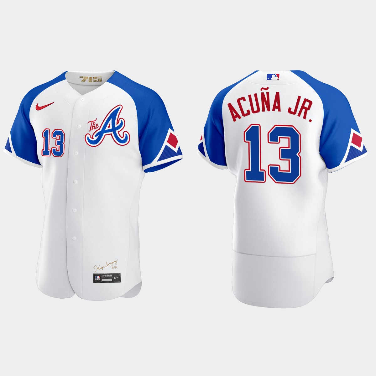 Ronald Acuna Jr. Atlanta Braves City Connect Jersey - White