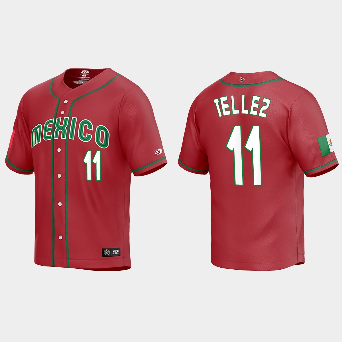 Rowdy Tellez Mexico  2023 World  Classic Jersey - Red