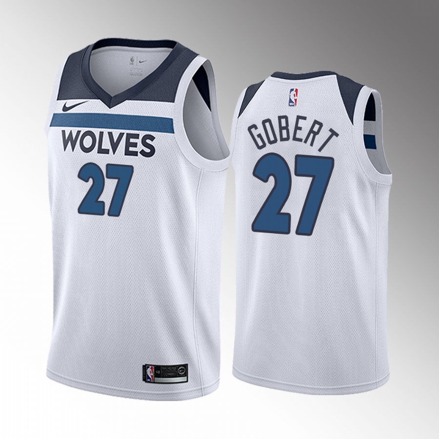 Rudy Gobert #27 Minnesota Timberwolves 2022-23 Association Edition White Jersey