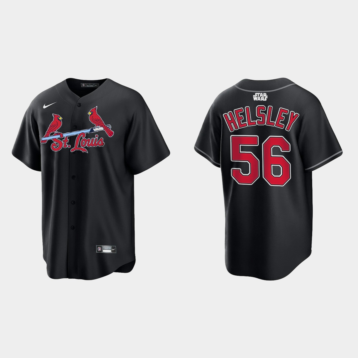 Ryan Helsley St. Louis Cardinals Star Wars Jersey - Black