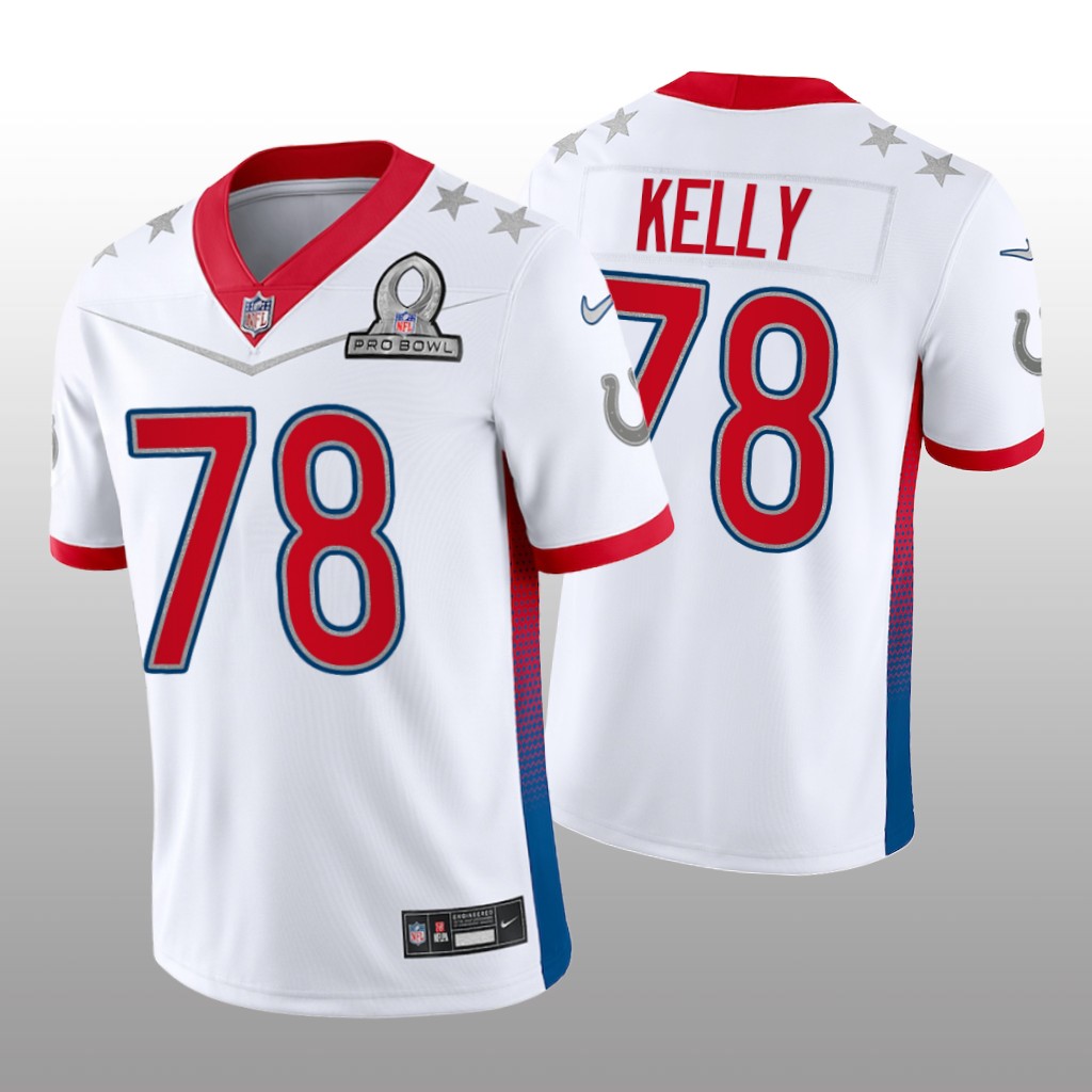 Ryan Kelly White Game Jersey 2022 AFC Pro Bowl - Men's