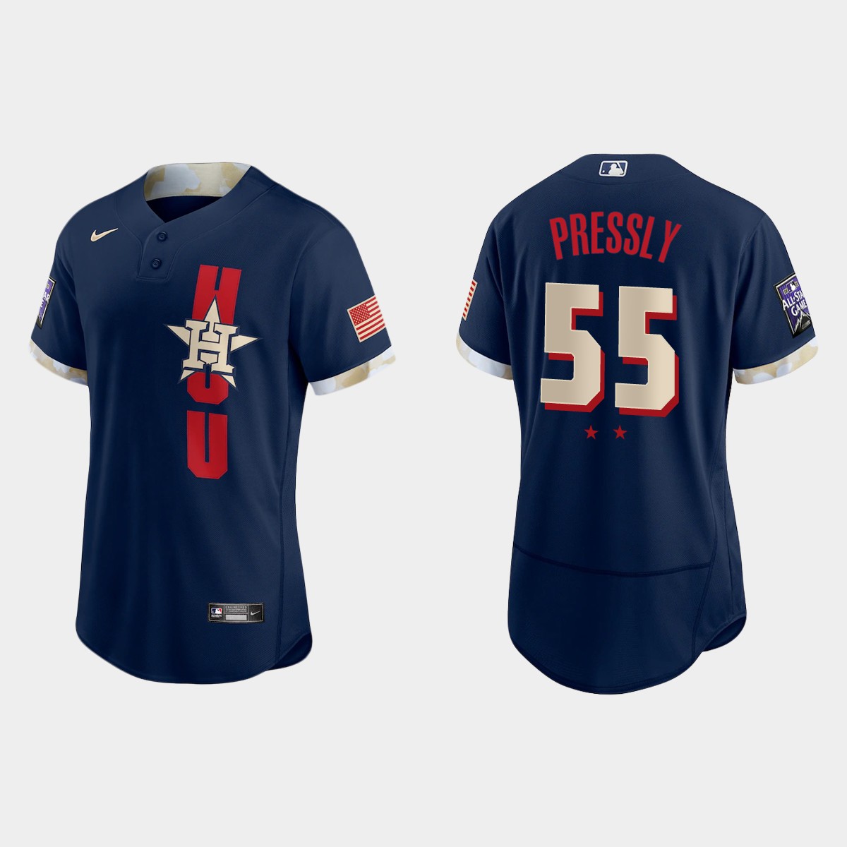 Ryan Pressly Houston Astros 2021 MLB All-Star Game Jersey - Navy