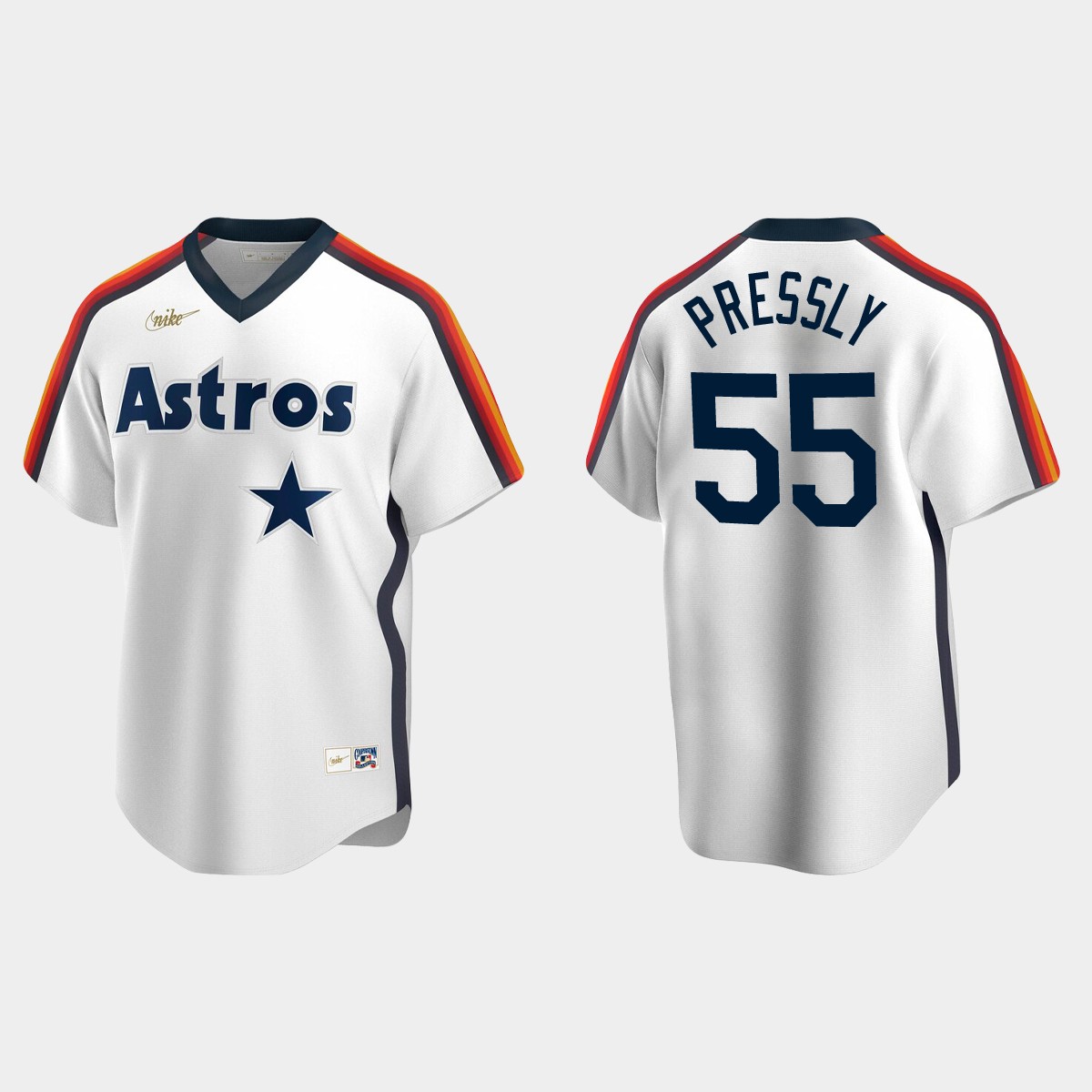 Ryan Pressly Houston Astros Cooperstown Collection Home Jersey - White
