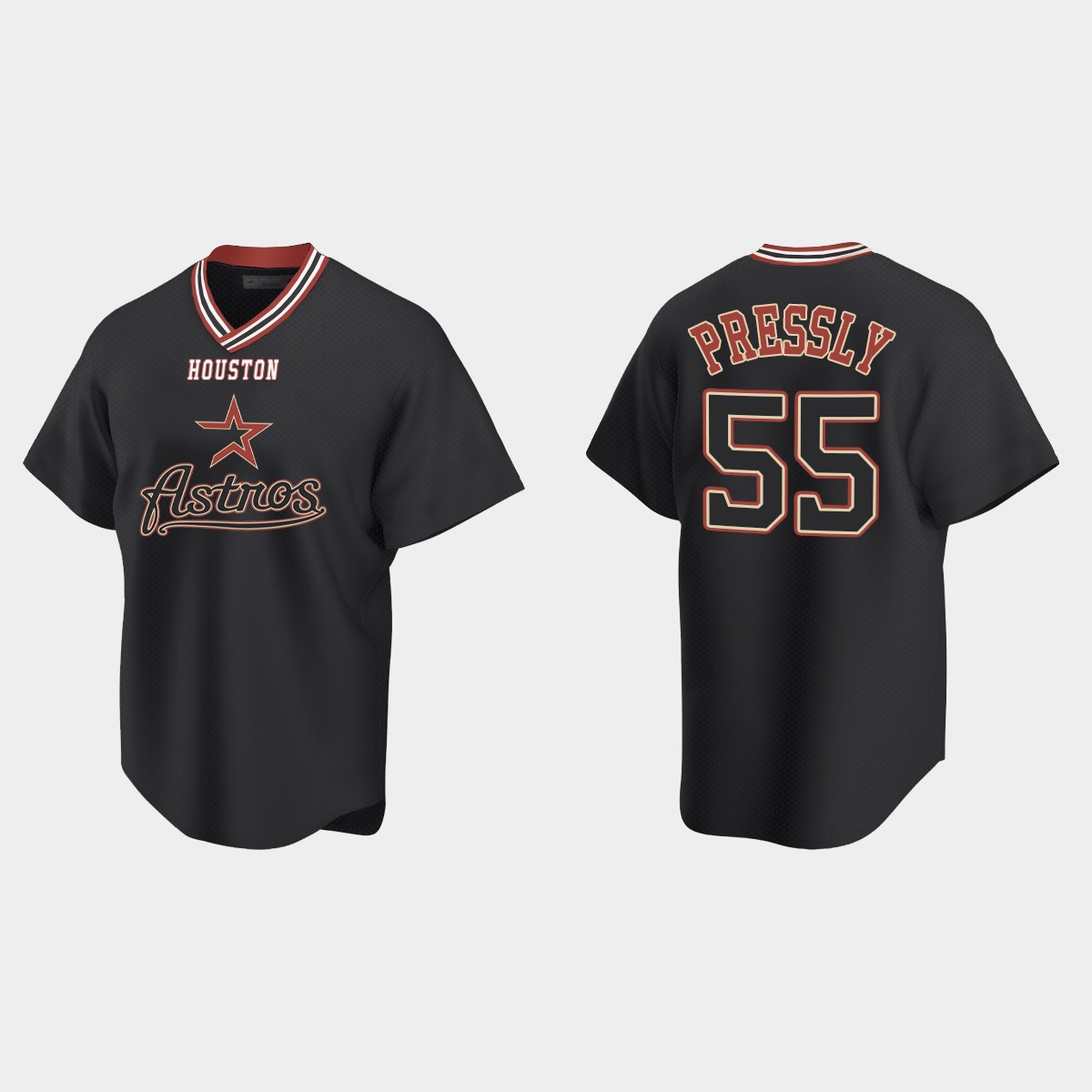 Ryan Pressly Houston Astros Vintage Jersey - Black