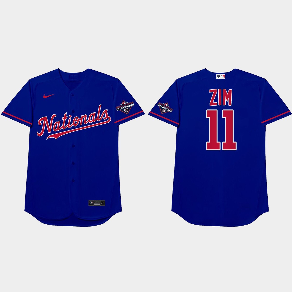 Ryan Zimmerman 2021 Players' Weekend Zim Nickname Jersey - Royal