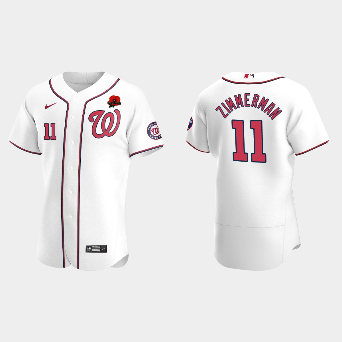 Ryan Zimmerman Washington Nationals 2021 Memorial Day Jersey - White