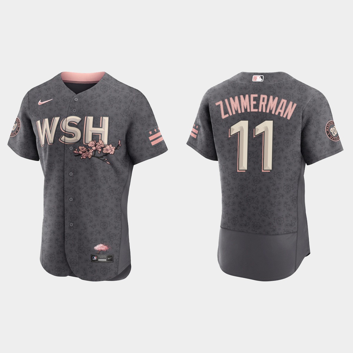 Ryan Zimmerman Washington Nationals 2022 City Connect Jersey - Gray