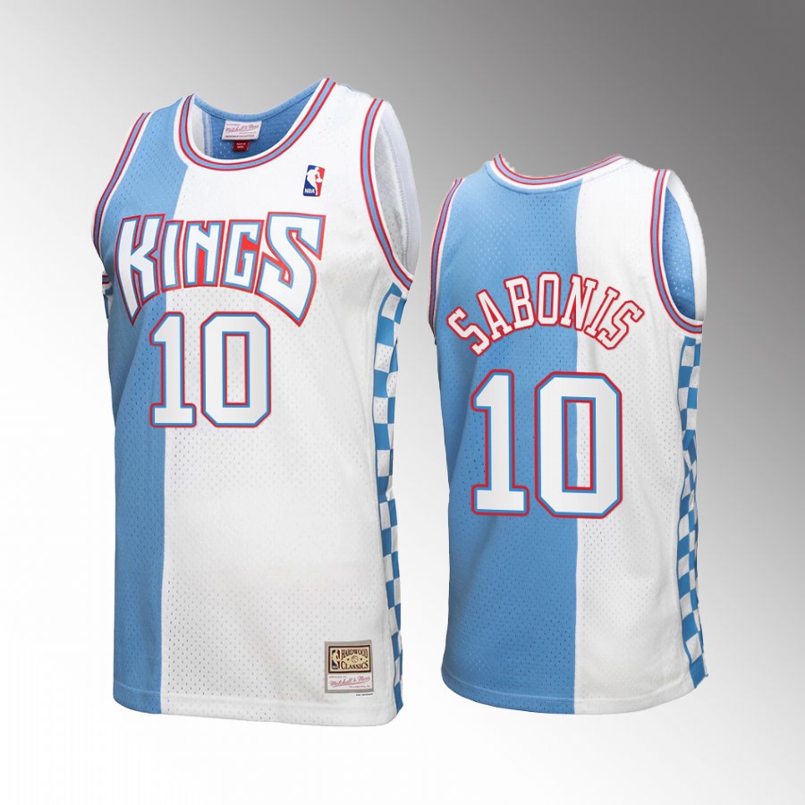 Sacramento Kings Domantas Sabonis Reload 3.0 #10 White Mitchell Ness Jersey