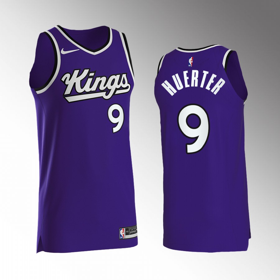 Sacramento Kings Kevin Huerter 2023-24 Icon Edition Purple #9 Jersey Swingman