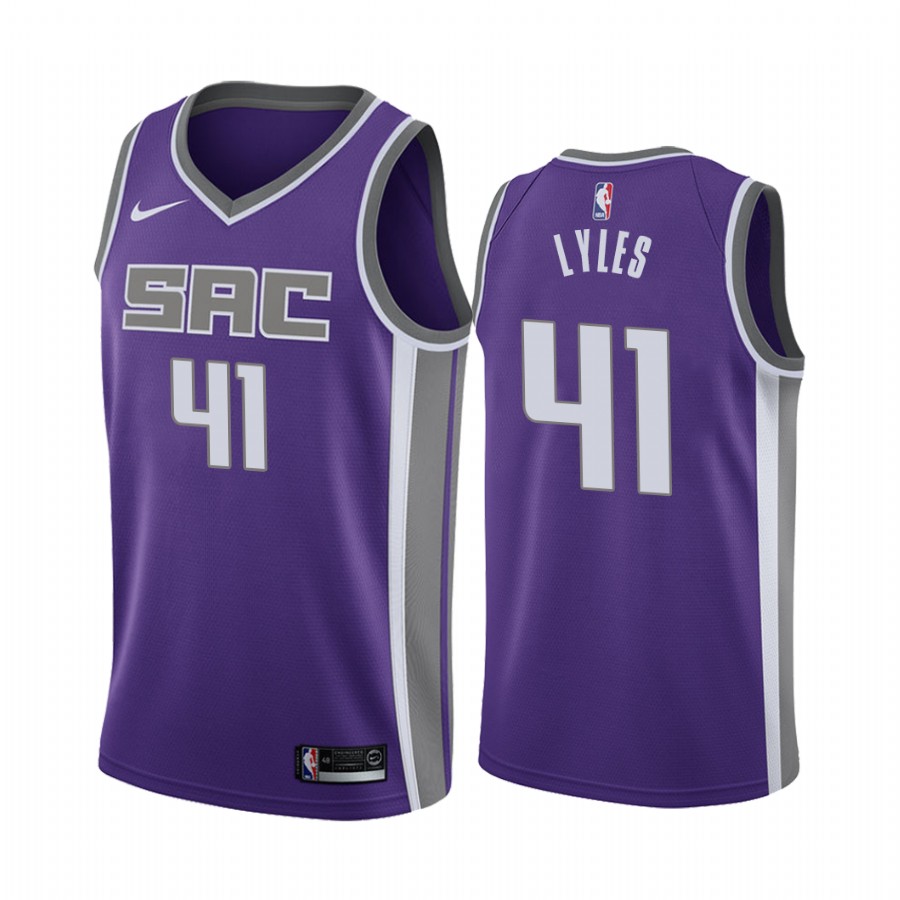 Sacramento Kings Trey Lyles Purple Icon Edition Jersey 2022 Trade