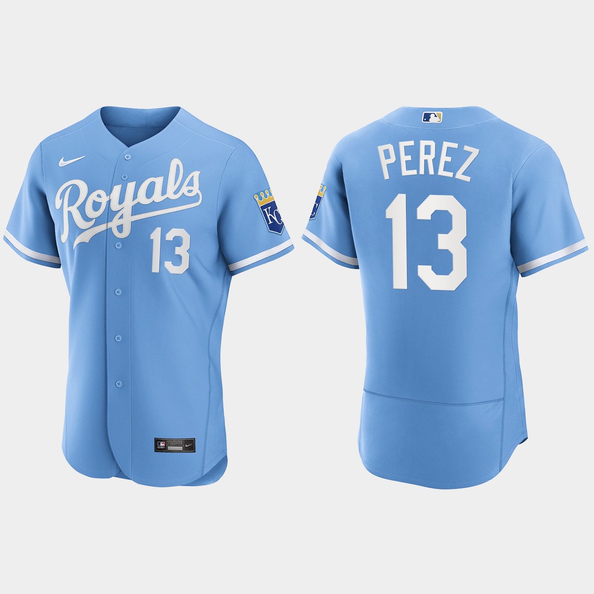 Salvador Perez Kansas City Royals 2022 Jersey - Powder Blue