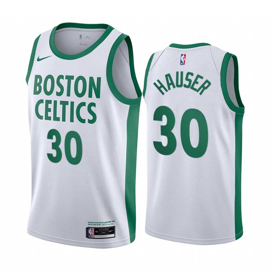 Sam Hauser Boston Celtics 2021-22 City Edition White #30 Jersey