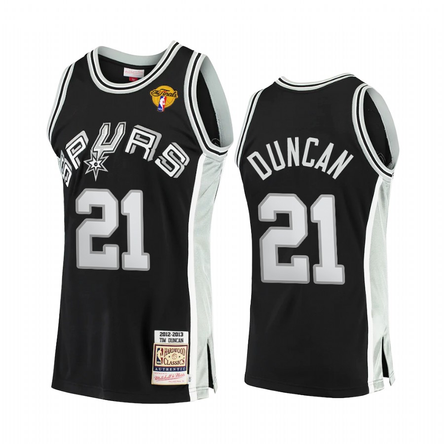 San Antonio Spurs Tim Duncan #21 2013 NBA Finals Jersey Men's