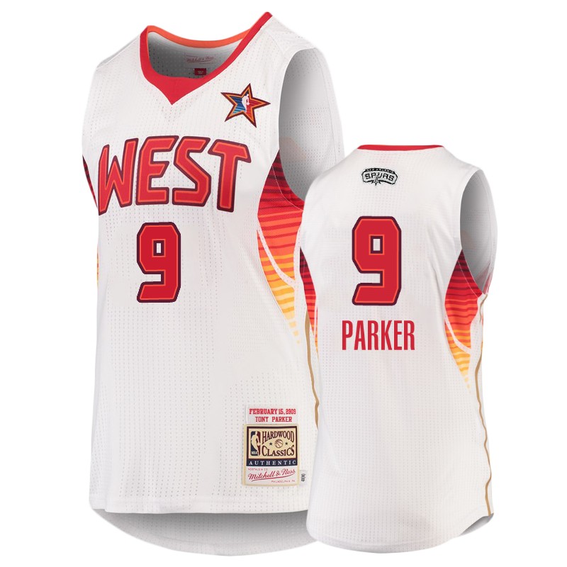San Antonio Spurs Tony Parker White 2009 NBA All-Star Jersey