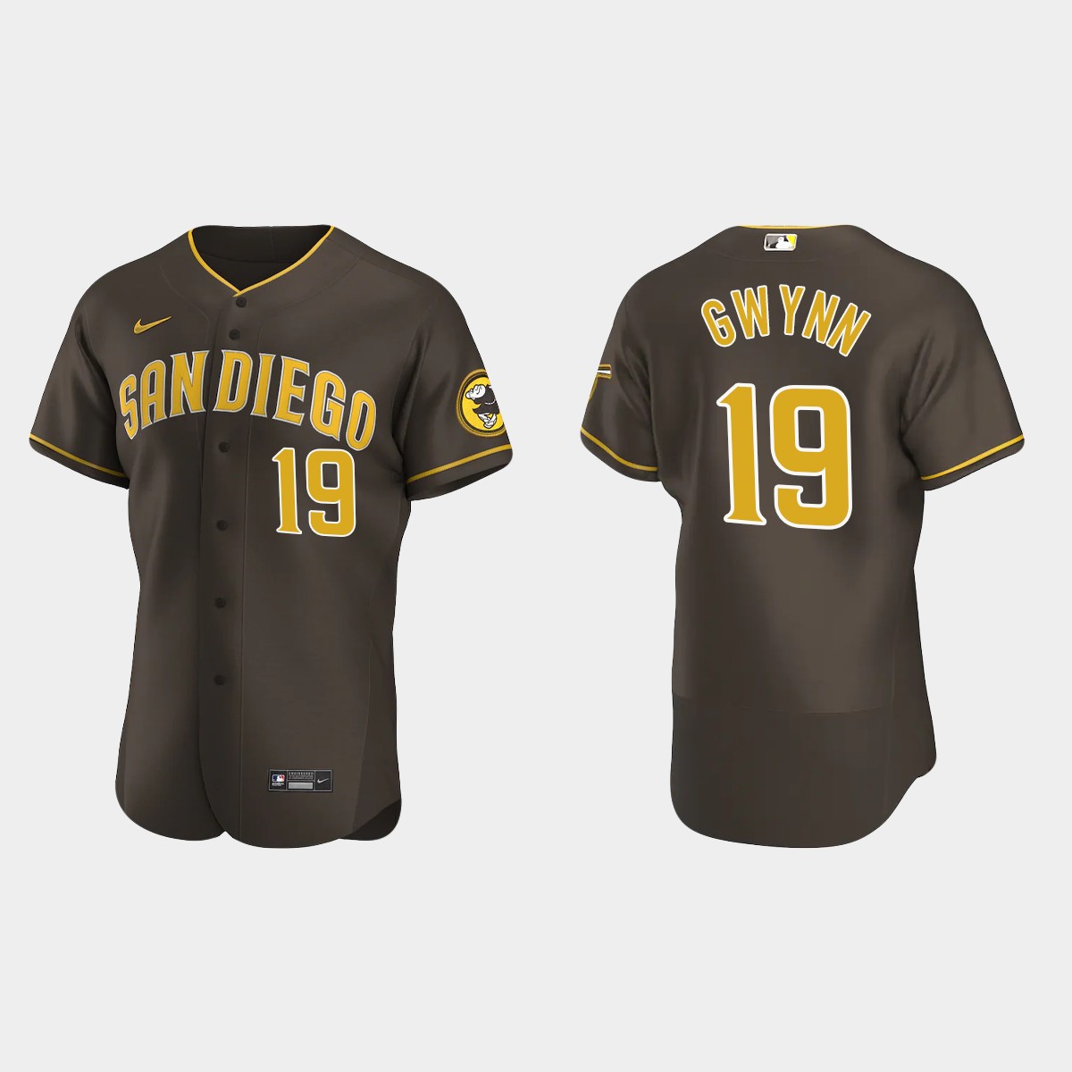 San Diego Padres #19 Tony Gwynn Brown 2020 Road Jersey