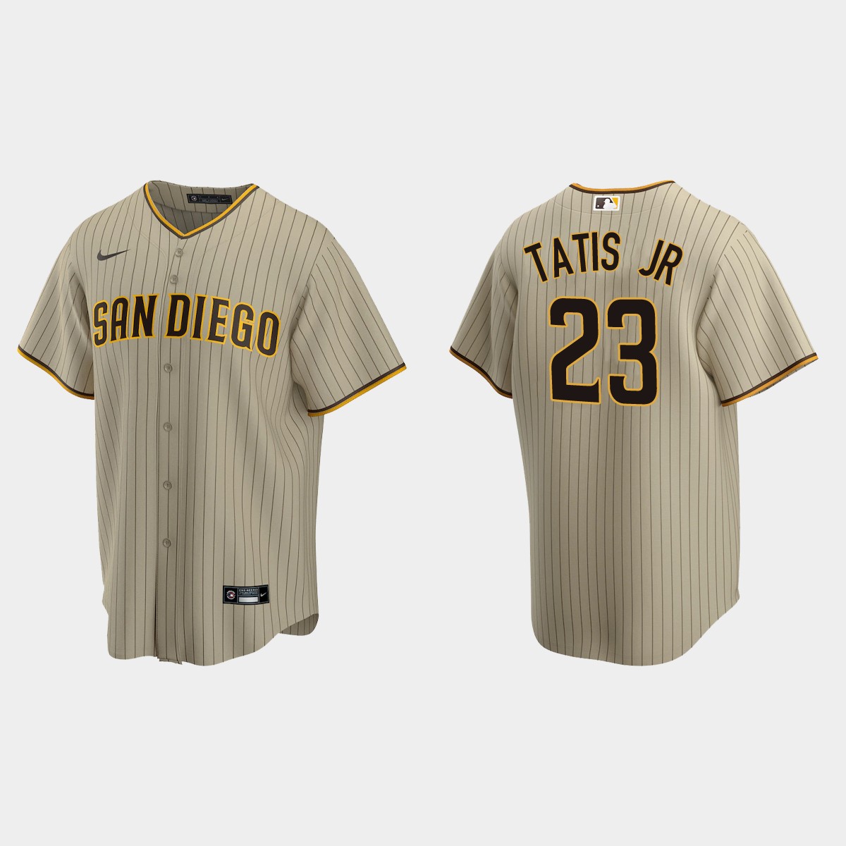 San Diego Padres #23 Fernando Tatis Jr. Sand Brown 2020 Alternate Jersey