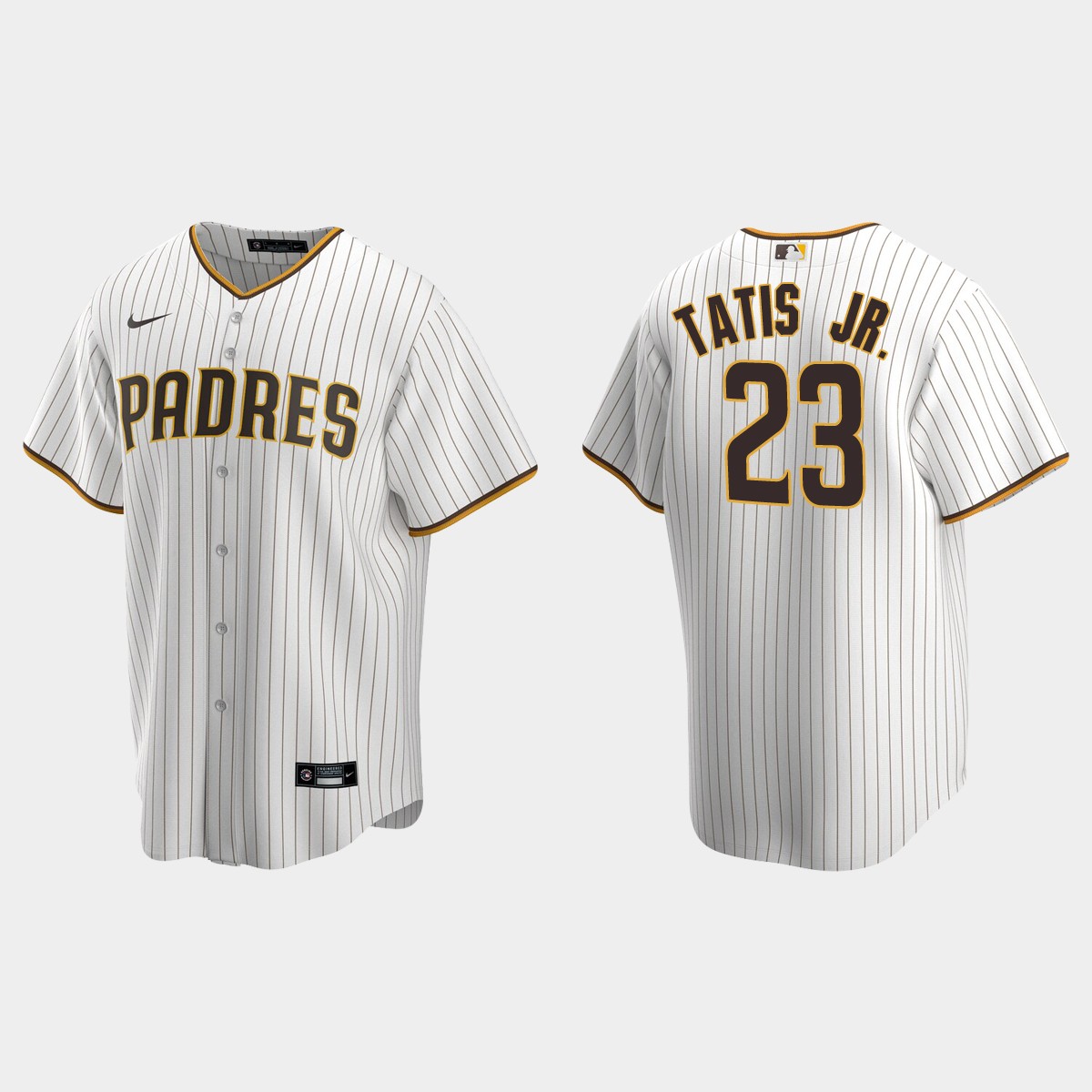 San Diego Padres #23 Fernando Tatis Jr. White Brown Home Jersey