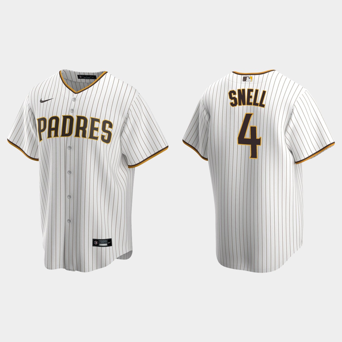 San Diego Padres #4 Blake Snell Home Jersey - White Brown