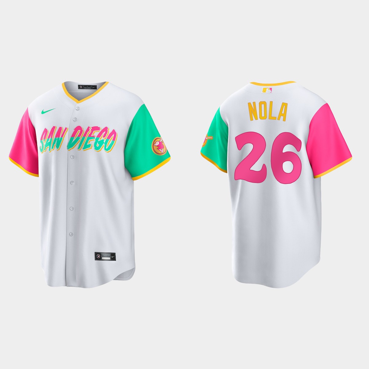 San Diego Padres Austin Nola 2022 City Connect Jersey - White