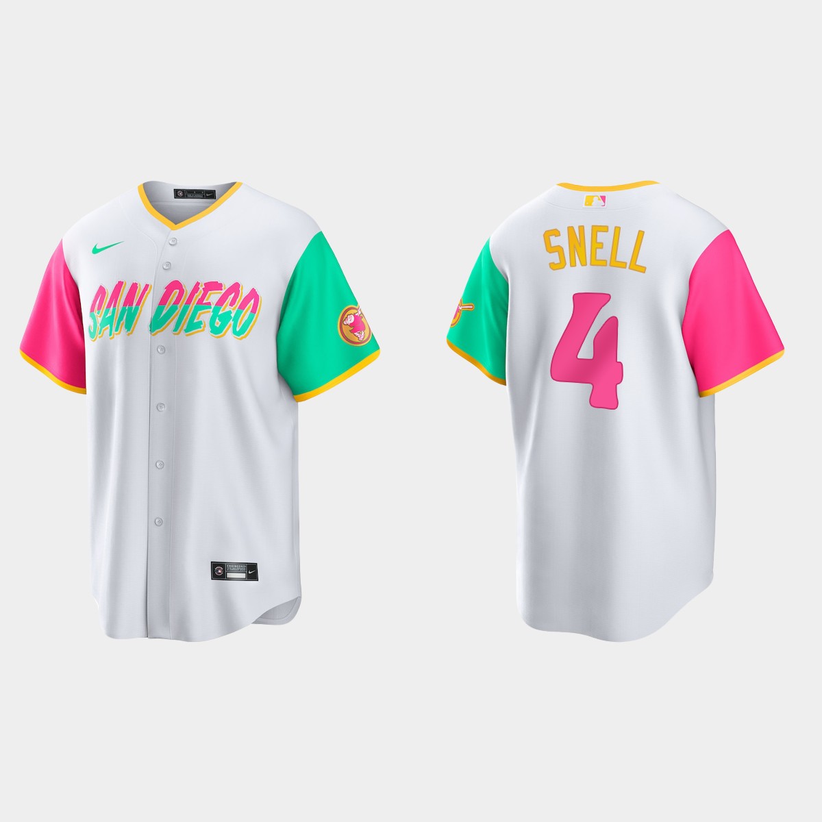 San Diego Padres Blake Snell 2022 City Connect Jersey - White