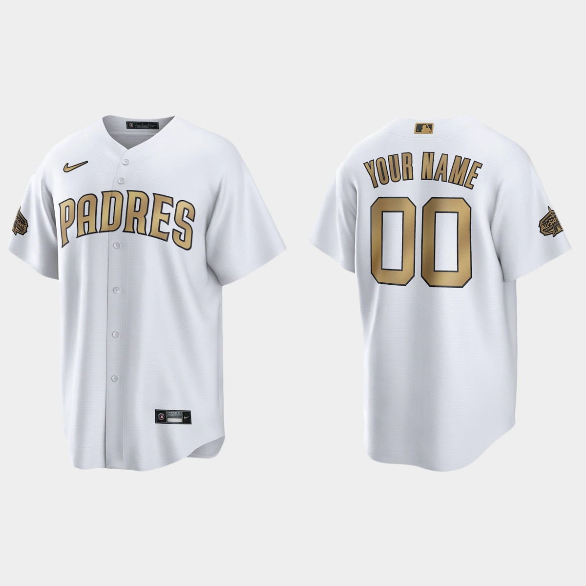 San Diego Padres Custom 2022 MLB All-Star Game Jersey - White
