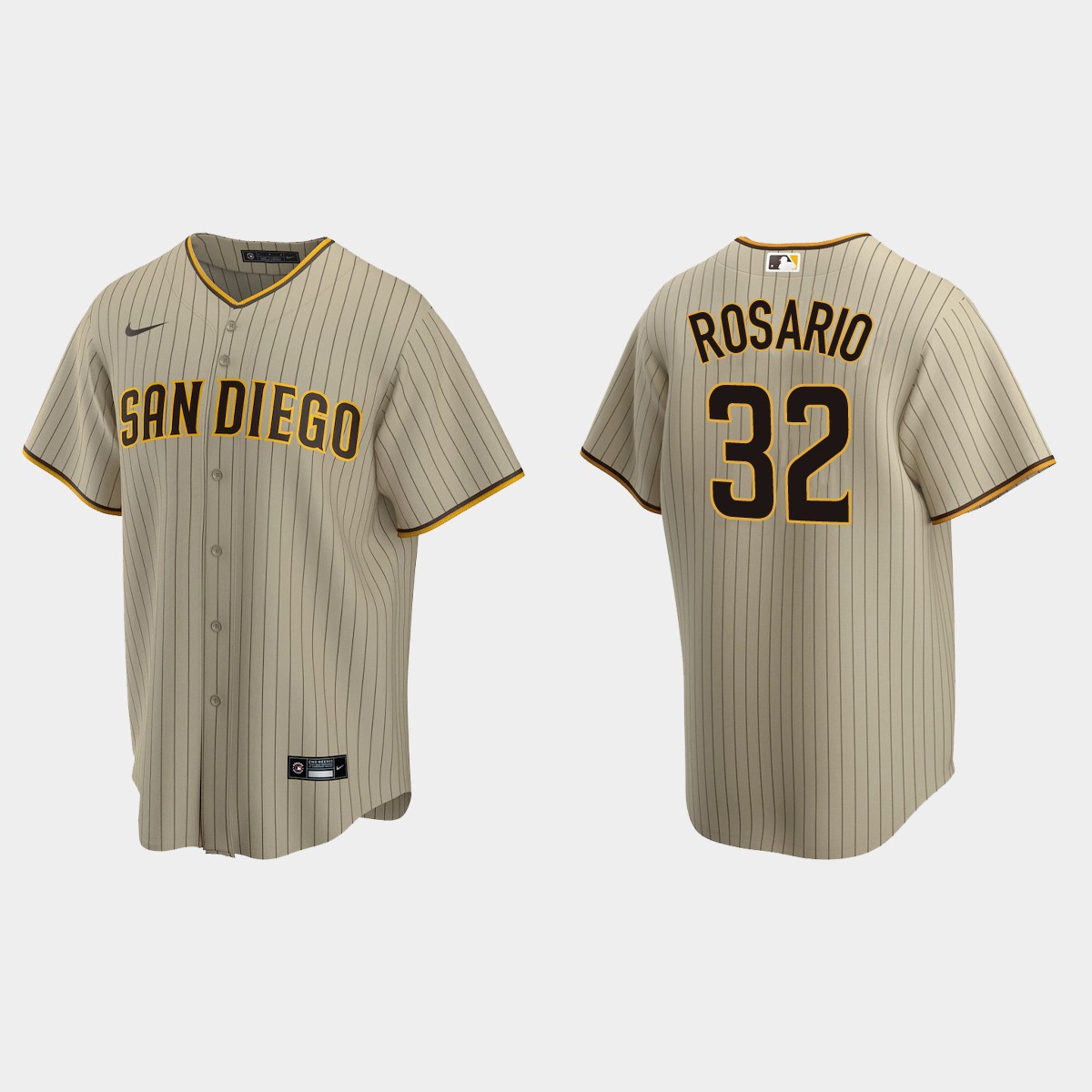 San Diego Padres Eguy Rosario Alternate Jersey - Sand Brown