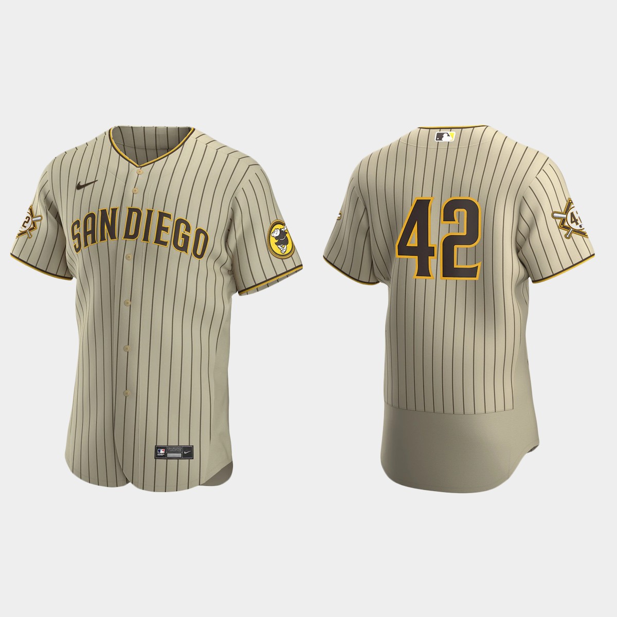San Diego Padres Jackie Robinson Day Jersey - Sand Brown