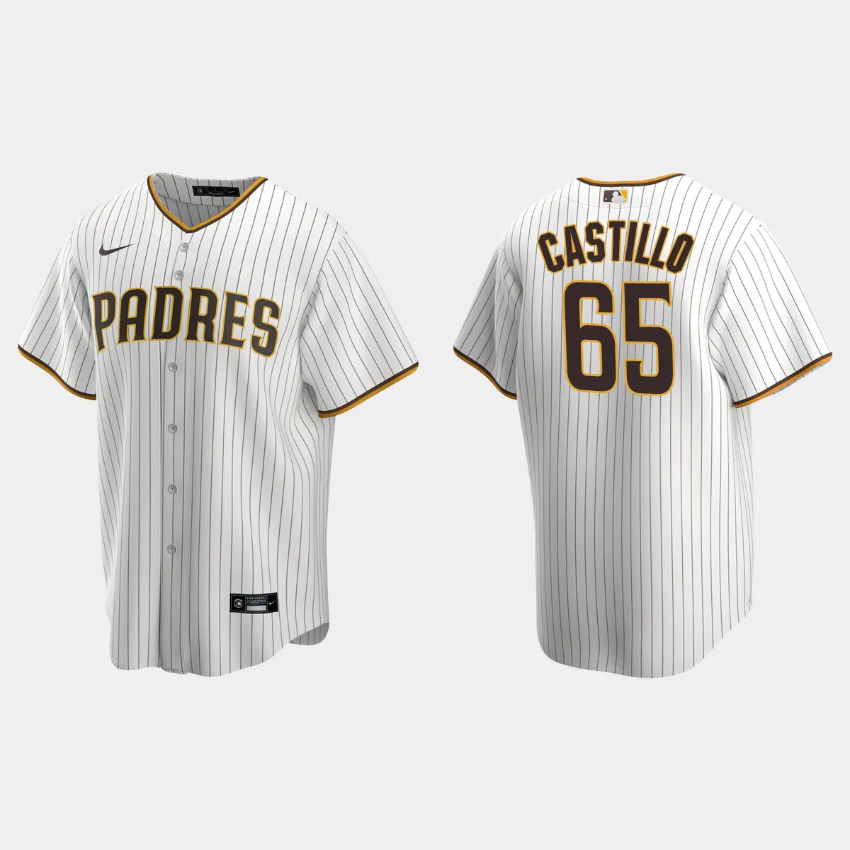 San Diego Padres Jose Castillo Home Jersey - White Brown