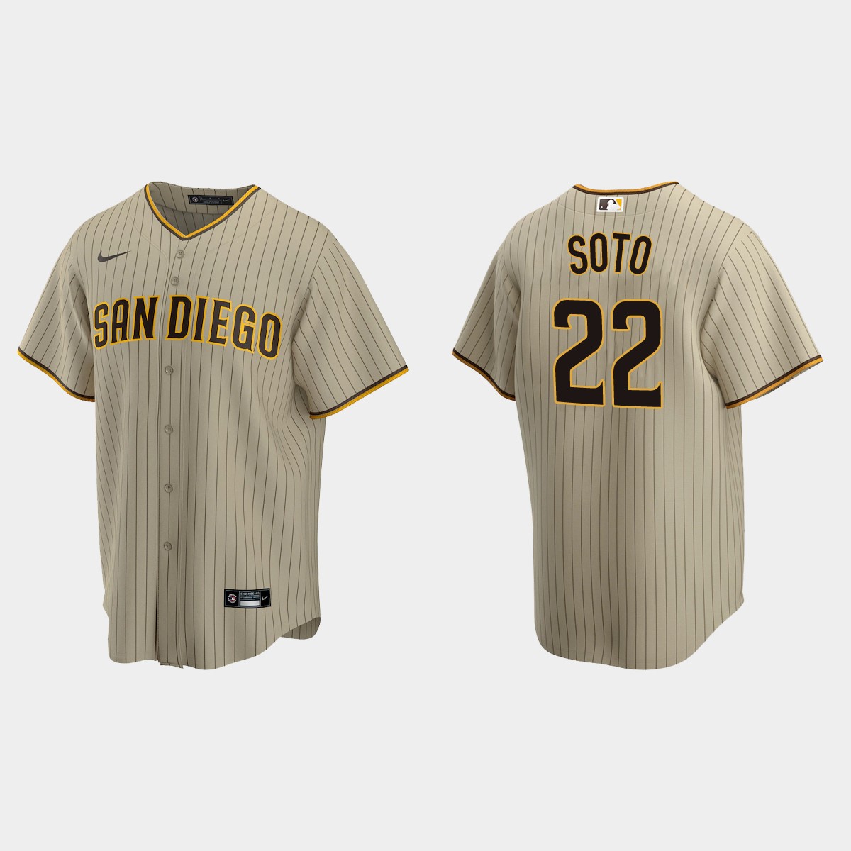 San Diego Padres Juan Soto Alternate Jersey - Sand Brown