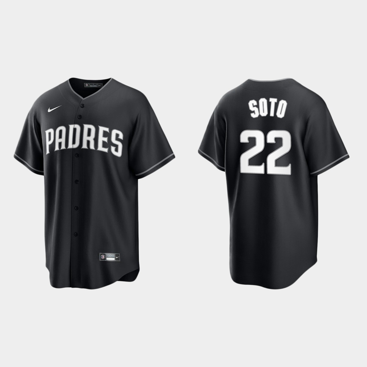 San Diego Padres Juan Soto Jersey - Black White