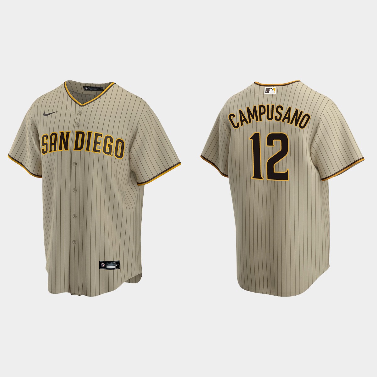 San Diego Padres Luis Campusano Alternate Jersey - Sand Brown