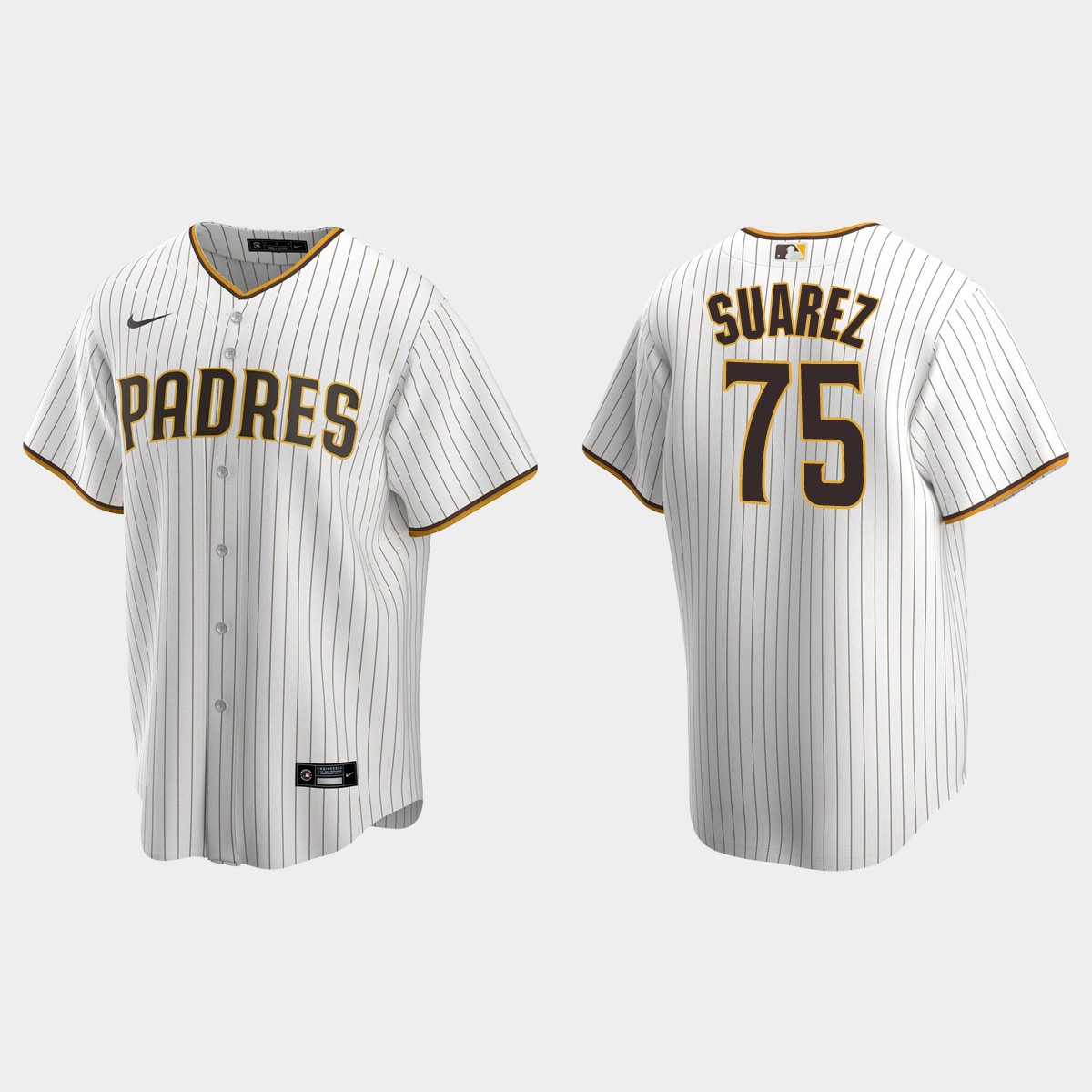 San Diego Padres Robert Suarez Home Jersey - White Brown